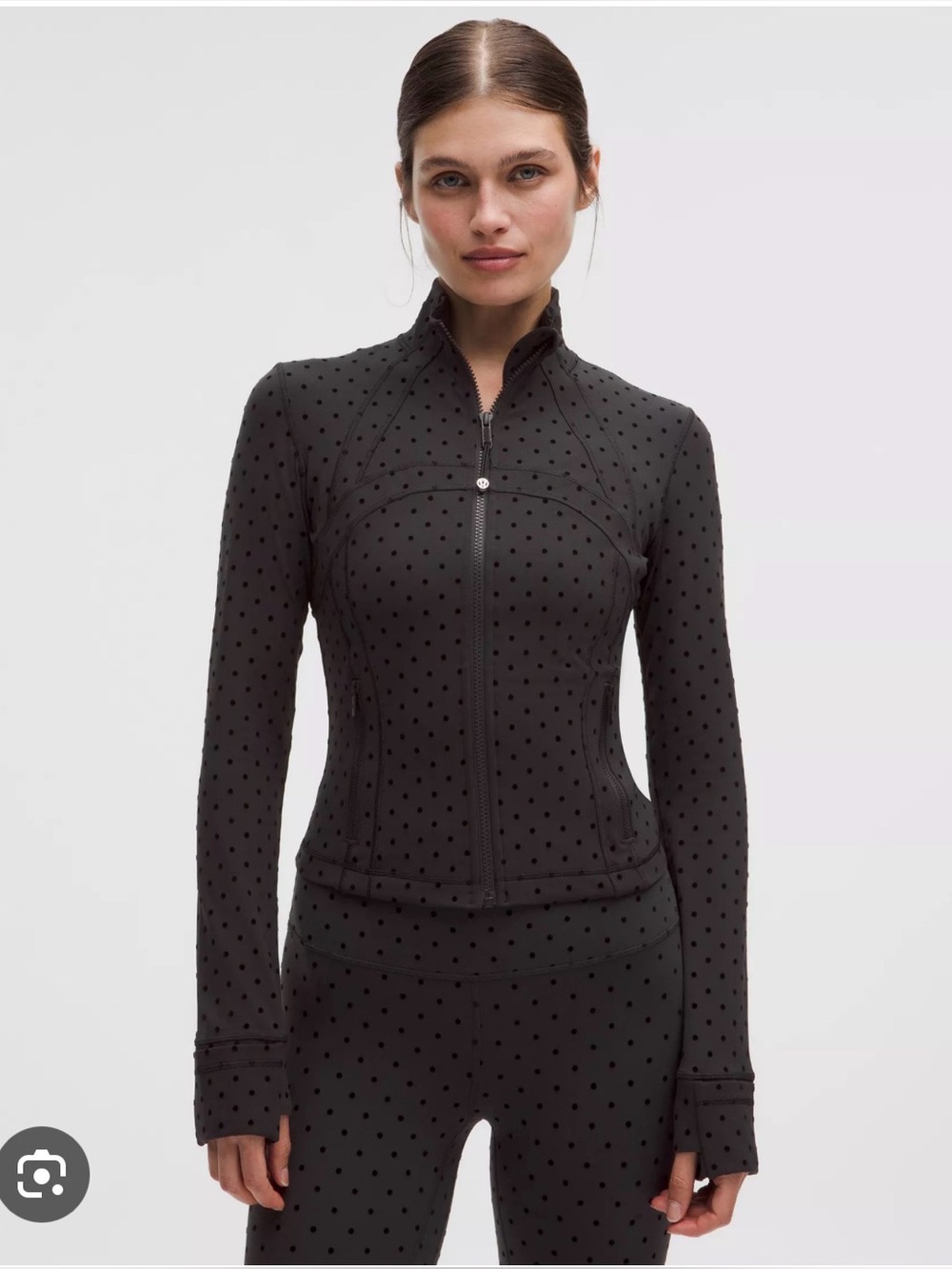 Lululemon Define Cropped Jacket Nulu Flocked